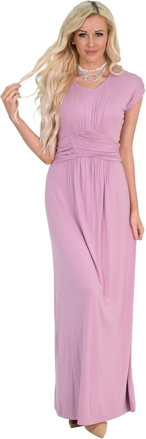 athena women's maxi pink dress