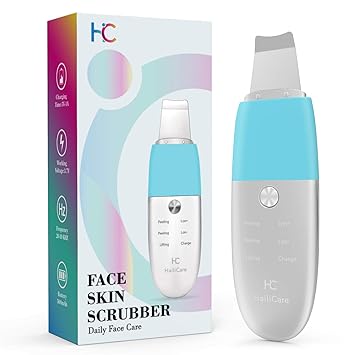 Skin Scrubber Ultrasonic Blackheads Remover Comedone Extractor Hailicare Facial Skin Spatula Pores Acne Cleanser Rechargeable Ems For Deep Cleansing Moisturizing Lifting Beauty Tools Amazon In Beauty