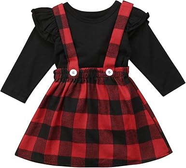 girls tartan tops
