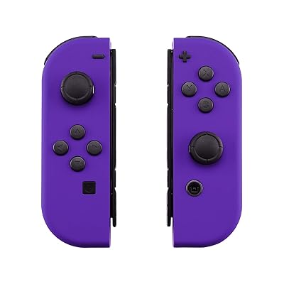 Soft Touch Purple Joycon Controller Shell with Nigeria Ubuy