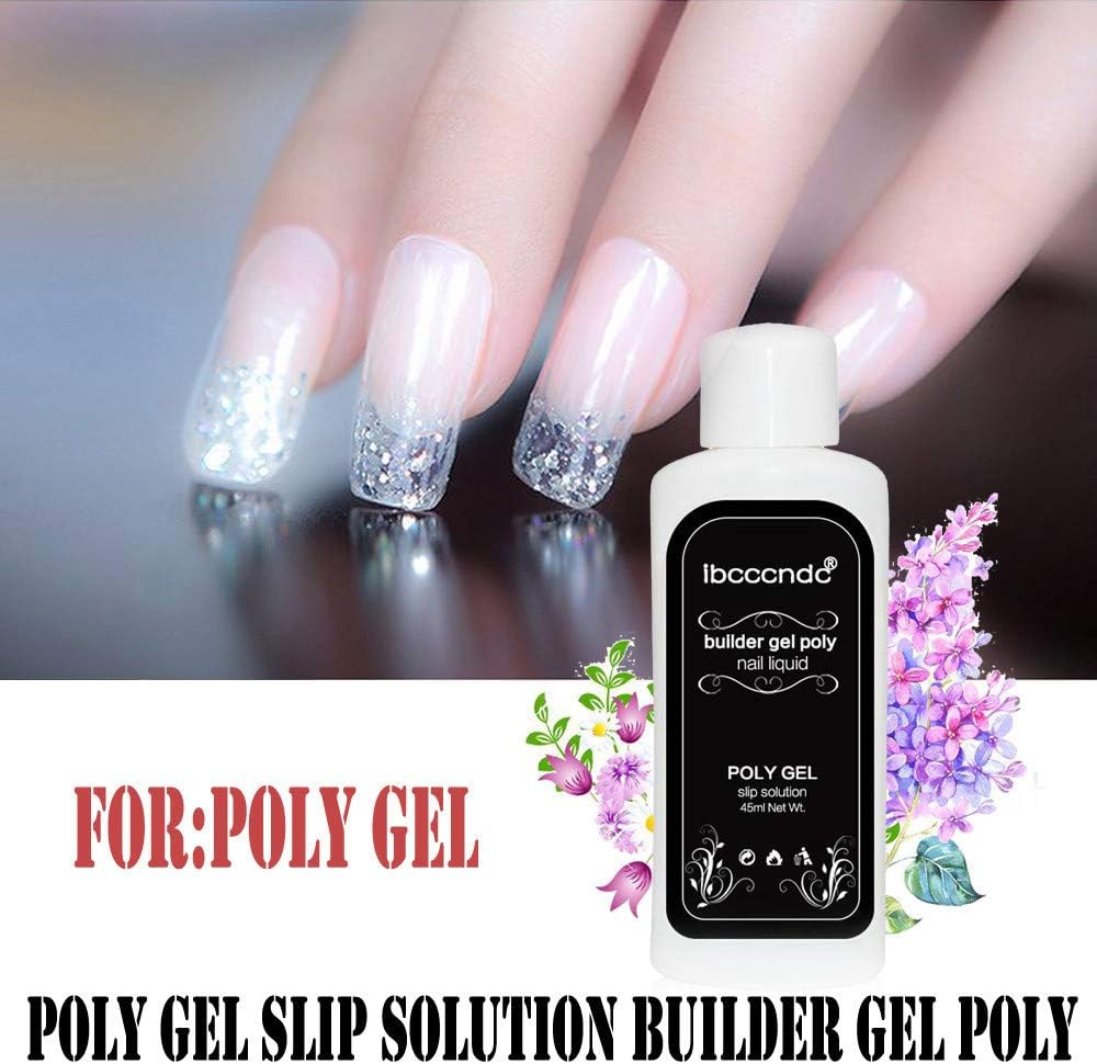 JYS Nail Extension Gel Polish Gel Slip Solution Liquid Acrylic Builder Gel Extended - 45ML