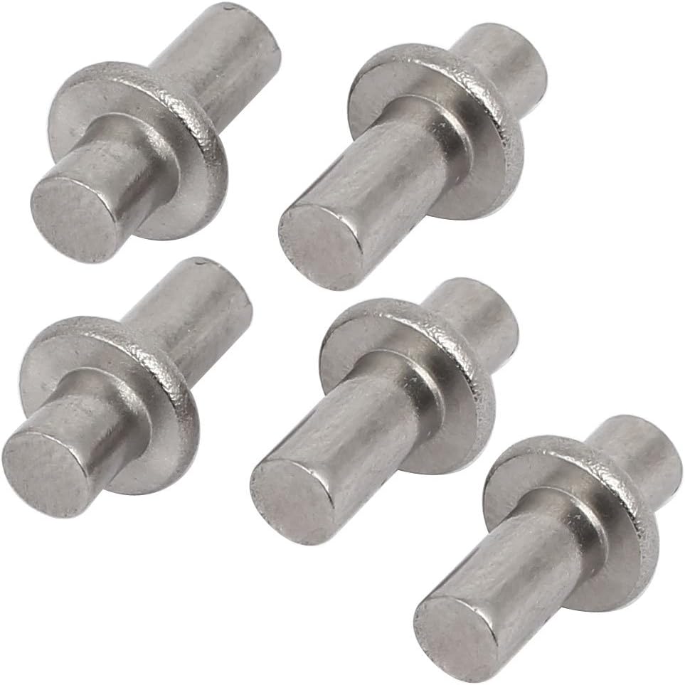 sourcingmap 4mm Pin Dia 304 Stainless Steel Round Shelf Holder Support Pins 5pcs Amazon