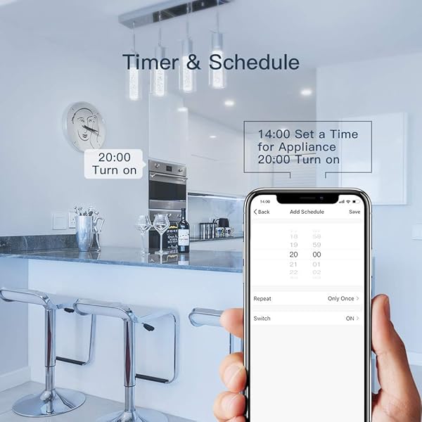 Enchufe Inteligente WiFi Koogeek Mini Smart Plug Control Remoto de Voz Funciona con AlexaGoogle Assistant Temporizador APP No Se Requiere Hub IOS y Android 2 4GHz WIFI 16A 2 Packs
