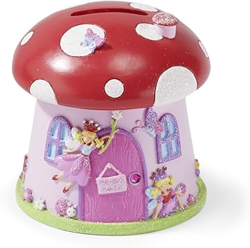 Lucy Locket Jolie Tirelire Maison De Fee En Champignon Pour Enfants Tirelire Enfant Pailletee Peinte A La Main Amazon Fr Jeux Et Jouets