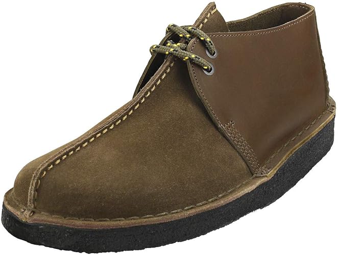 desert trek olive suede