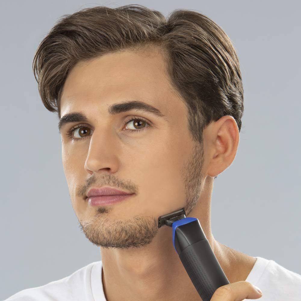 Wilkinson Sword Shave & Style Men's USB Rechargeable Multipurpose Razor, Nose Trimmer, 3 Position Comb, Waterproof - Image 3