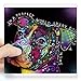 CafePress - Perfect Psycholdelic Peaceful Pit Bull Square Stic - Square Bumper Sticker Car Decal, 3
