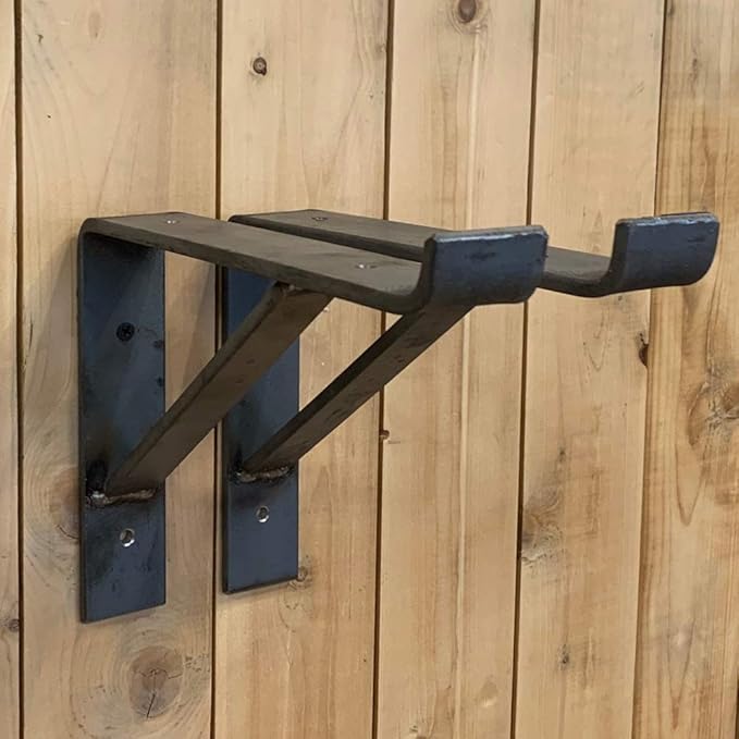 Shelf Brackets Heavy Duty Industrial Angle Braces for Rustic Scaffold