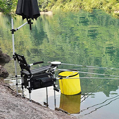 Kyman Chaise De Pêche, Pêche Portable Pied Sauvage Spécial Box Ultra Léger Pêche Boîte Pêche Multifonctionnel…