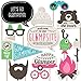 Big Dot of Happiness Let's Go Glamping - Photo Booth Props Kit 20 Count