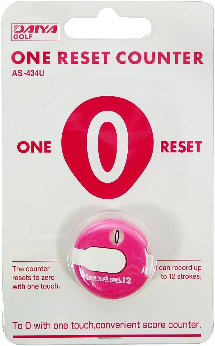 Nickel Putter One Reset Counter โ Count Your Strokes Pink