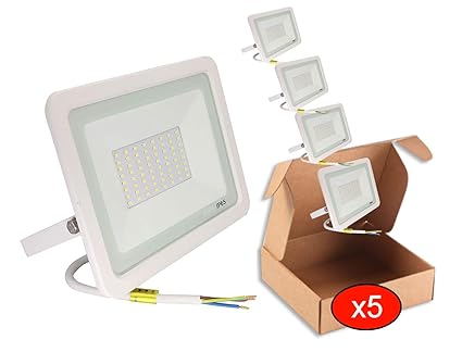 POPP® juegos de 5 y 10 Floodlight Foco Proyector Led 10w 20w 30w ...