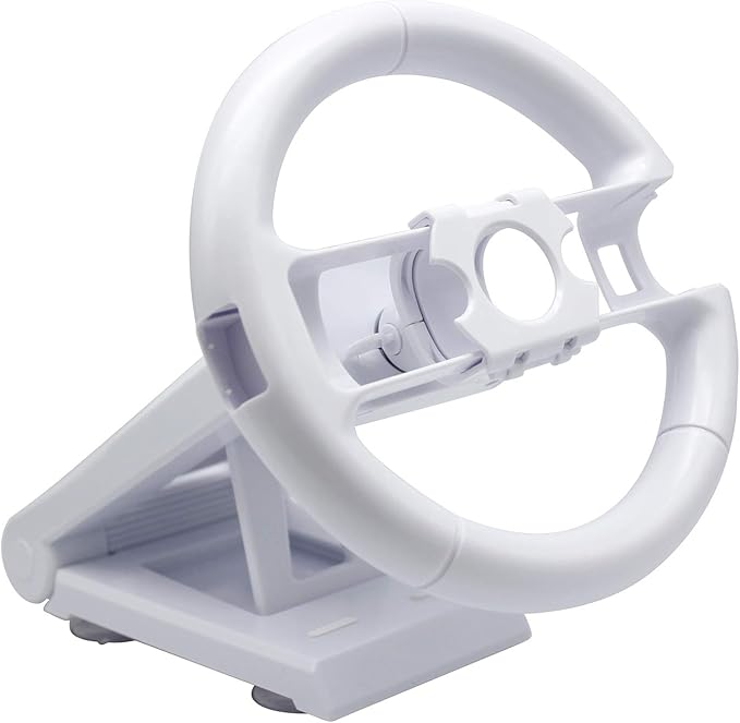 OSTENT Multiangle Racing Game Steering Wheel Stand Compatible for