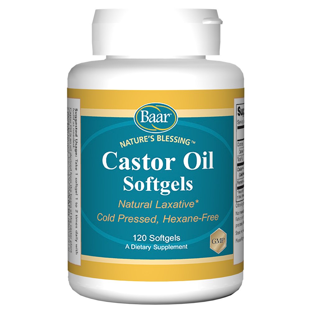 Castor Oil Softgels Natural Laxative with Fennel Oil Buy Online in