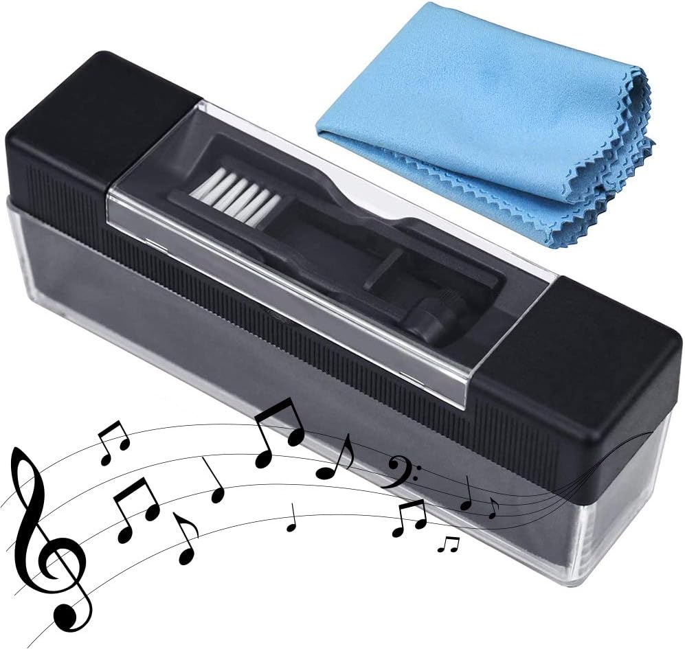 Vinyl Record Cleaner Kit, Velvet Cleaning Brush Anti Static Stylus