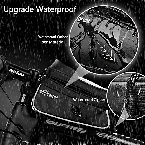 image for NDakter Bike Bags Bicycle Front Frame Bag Waterproof Handlebar Cycling