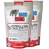 Hard Rhino L-Citrulline DL-Malate 1:1 Powder, 250 Grams