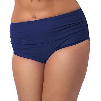 Aquarti Damen Bikinihose Hoher Bund