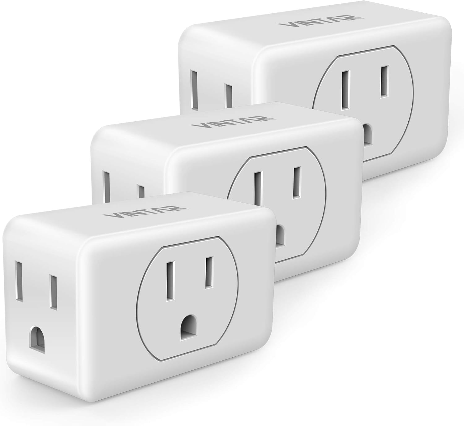 [3pack]VINTAR 3 Outlet Adapter Wall Tap, Outlet Extender, Portable