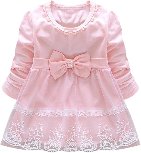 Amazon Co Jp 女の子ドレス Kohore 韓国風 子供服 女の子 ワンピース 秋冬 長袖 ベビードール 幼児服 女の子 プリンセス ドレス レース 蝶結び バール付け キッズ服秋冬 Christmas 可愛い 赤ちゃん服 新生児 秋冬物 6ヶ月 2歳 クリスマス 三五七 記念写真 お祝い 上着