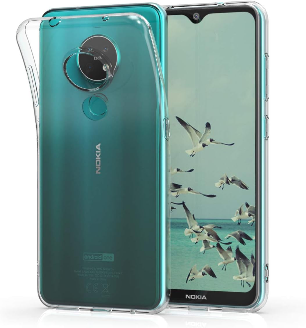 MaiJin Handyhülle Für Nokia 7.1 – Crystal Clear TPU Case, Durchsichtig, Kratzfest & Stoßdämpfend