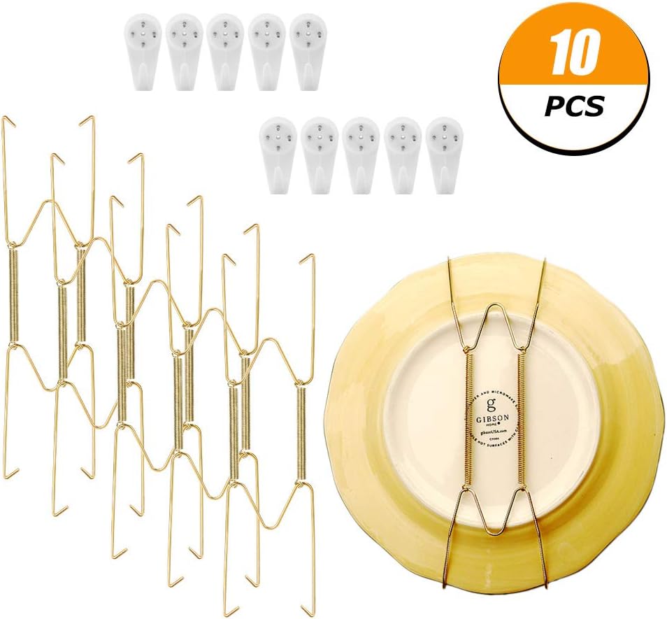 AIM Cloudbed 10 Pack Plate Hangers for Walls Plate Hangers Stainless