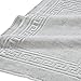 Superior Heavyweight Cotton Bath Mats, Bath Rugs For Bathroom Accessories, Washable Rug For Shower, Bath, Toilet, Modern Decor, No Backing, Luxury Hotel And Spa Quality, Set of 2, 22