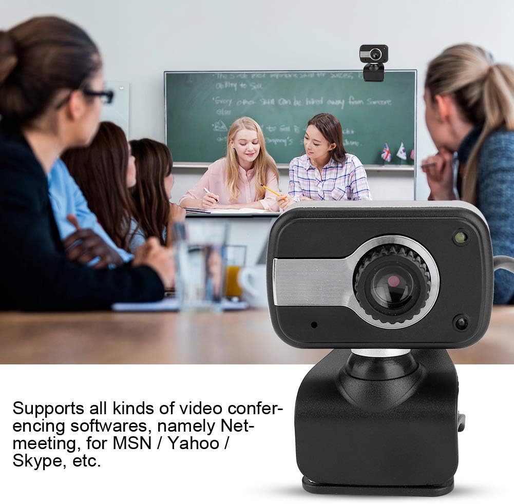 Tosuny 12MP USB Web Cam, LED Light Night Vision 360° PC Webcam with MIC for MSN/ICQ/Skype, default - Image 5
