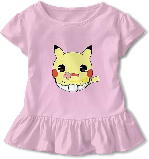 Amazon Co Jp ポケモン ポケットモンスター キッズ 女の子 ワンピース チュニック 半袖 長袖 Tシャツ フレアスカート 切り替え 子供ドレス Aライン 春夏 かわいい 服 ファッション小物
