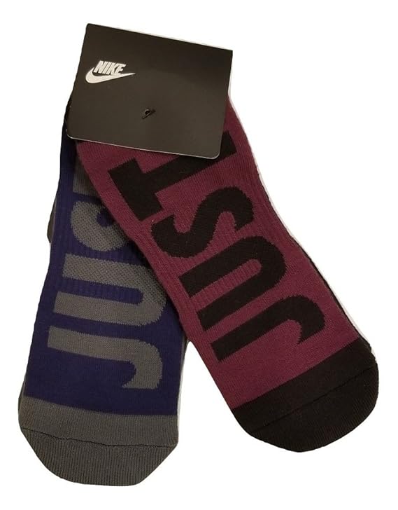 Amazon.com: Nike Men's Socks Just Do It No Show 2 Pairs: Clothing