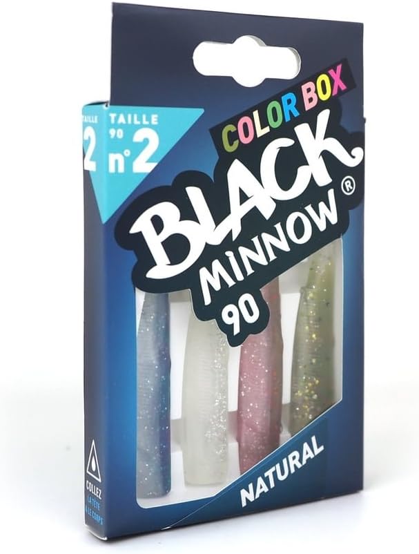 Fiiish Leurre Souple Color Box Black Minnow 90 - Natural