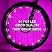 DAWAY Cool Bicycle Wheel Lights - A01 Waterproof Bright Bike Light Strip (1 Tire, Pink), Safety LED Spoke Lights, Birthday Present for Girl Boy Kids Men Women, 2 Modes, with Battery, 1 Year Warranty