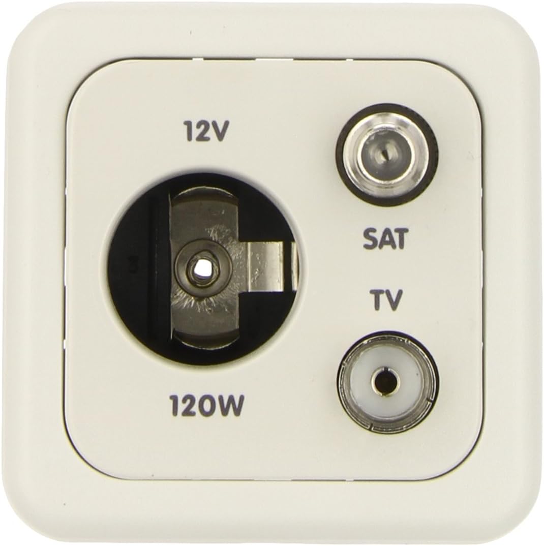Brunner Combinado Toma 12V/TV/Sat: Amazon.es: Coche y moto
