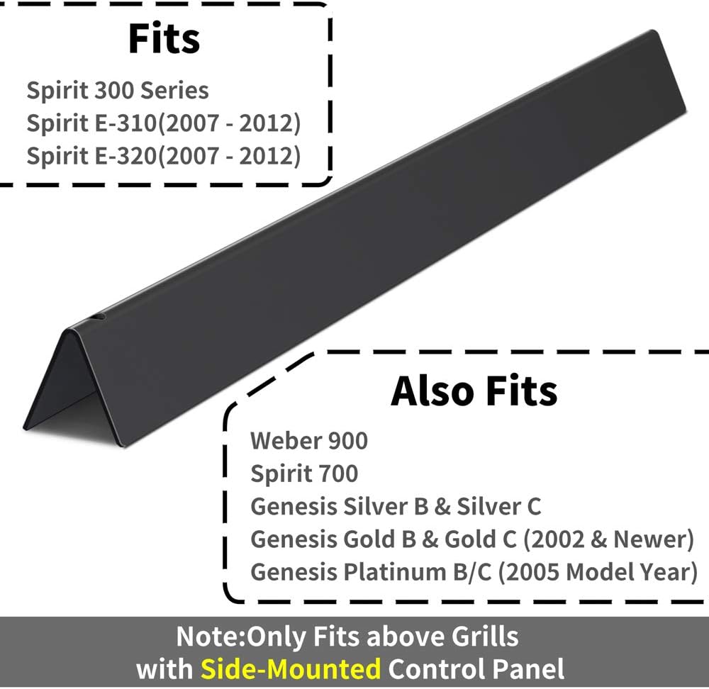 X Home 7536 22.5 inch Flavorizer Bars for Weber Spirit 300 Series, Spirit E310, E320, Genesis Silver & Gold B C, Sturdy Porcelain Steel Replacement Grill Parts : Garden & Outdoor