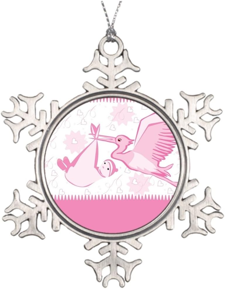 baby pink ornaments