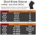 COOLOMG Basketball Knee Pad for Kids Youth Adult, Compression Anti-slip Knee Sleeve for Baseball Volleyball Football, Sports Knee Protector (1 Pair)