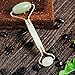 Anti Aging Jade Roller for Face Massager | Facial Therapy Derma Rolling | Neck Massage Ice Roller | Real 100% Natural Jade Stone - Handmade - Anti Wrinkle and Skin Rejuvenate - by Kevin & Sam