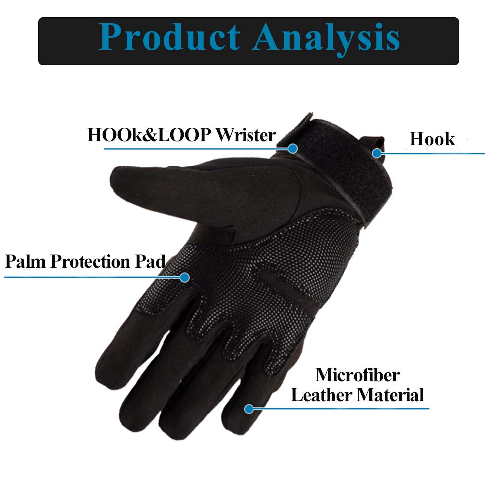 LucaSng universal breathable non-slip outdoor sports motorcycle gloves XL