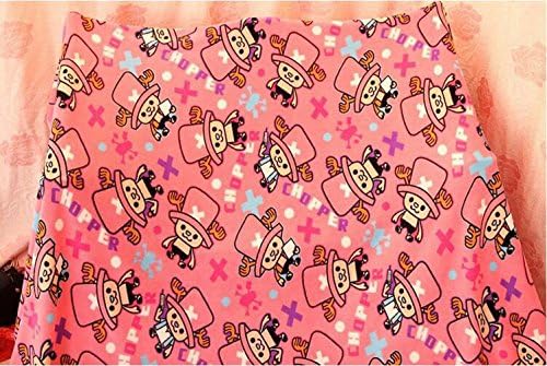 Anime One Piece Blanket Cartoon Air Conditioning Single-deck Printing Coral Fleece Children's Blankets,Soft and Multi Uses (9595cm/37.4"37.4")