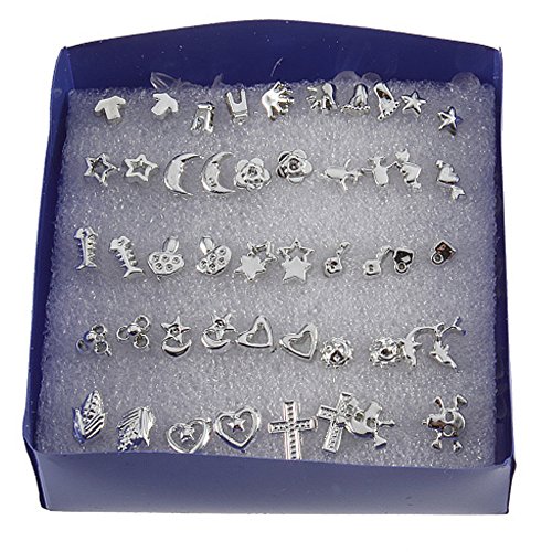 ECYC cute 24 Pairs Different Shap Chic Tiny Stud Earrings for Women Girl