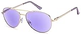 LAURA FAIRY Trendy Aviator Sunglasses Sun Reading