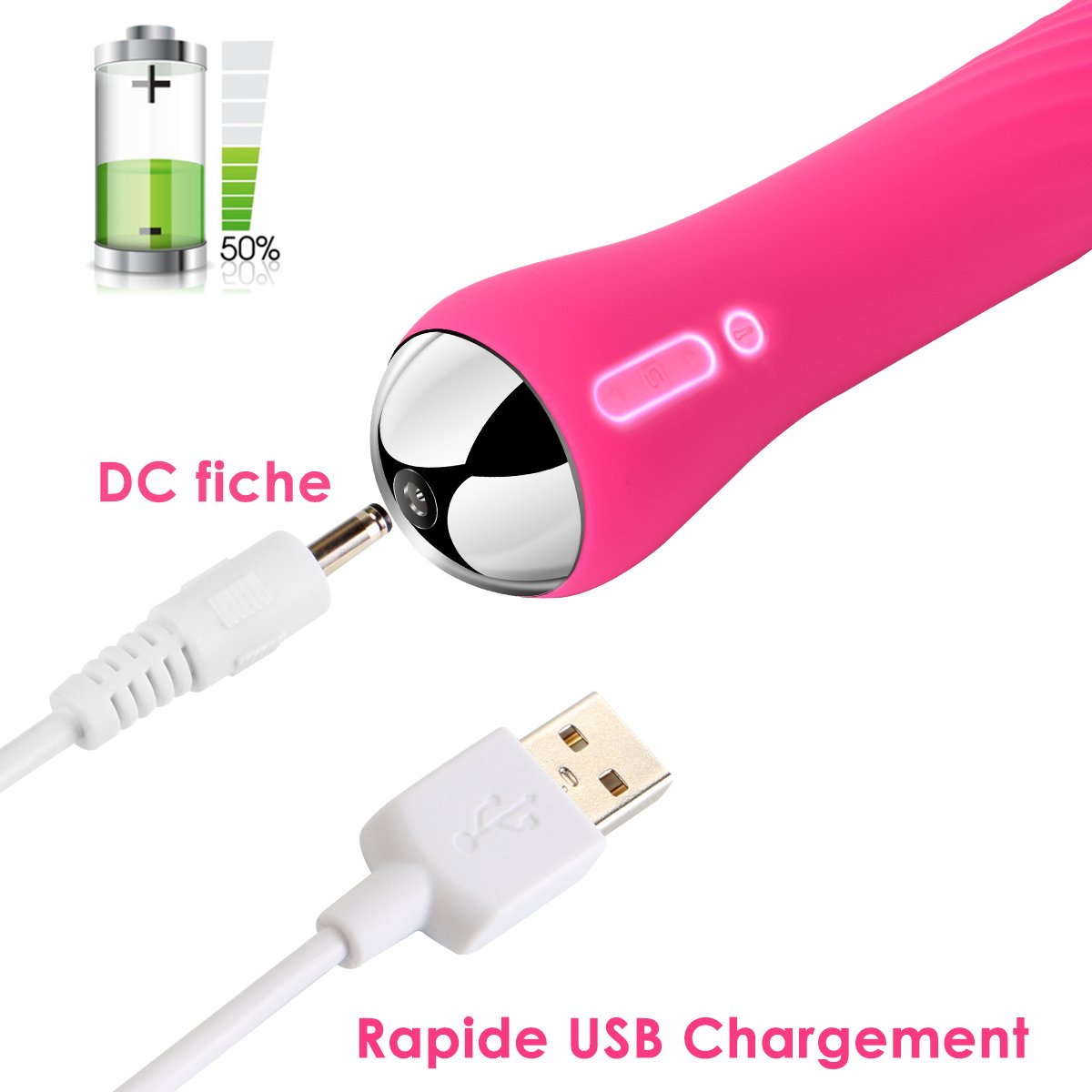 SVAKOM Anya Intelligent Vibrator Sex Toy Waterproof Rechargeable Stimulator Massager Powerful with Heating Function for Women (Plum Red)