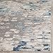 Safavieh Monaco Collection MNC225E Modern Abstract Grey and Light Blue Area Rug (3' x 5')
