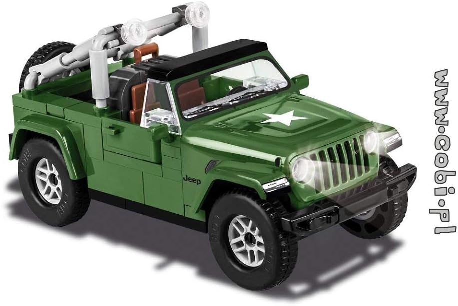 Best Cobi Small Army Jeep Willys Mb With Helicopter Construction Blocks Building Kit