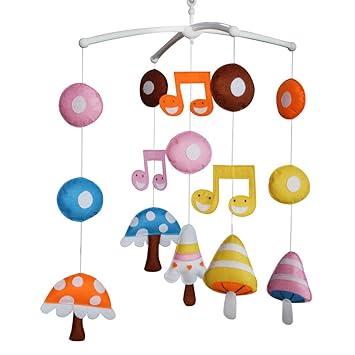 colourful cot mobile