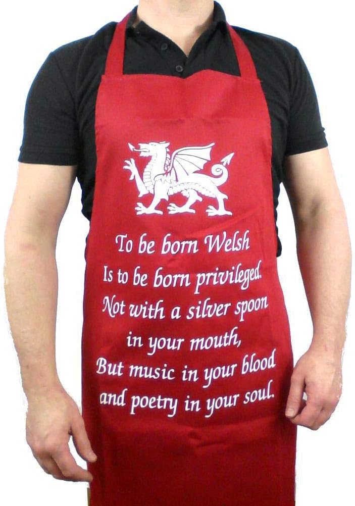 Wales Welsh Apron Born Welsh Amazon.co.uk Kitchen & Home