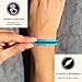 Silicone Sportswear Hair Tie Bracelet Ponytail Holder (Medium Foxy Teal)