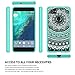 Google Pixel 2 XL Case,Google Pixel 2XL / XL 2 Case,AnoKe Mandala Cute Thin Slim TPU Bumper Protective Hard Cell Phone Cases Cover with Screen Protector for Women Girls Kids Google Pixel 2 XL Mint