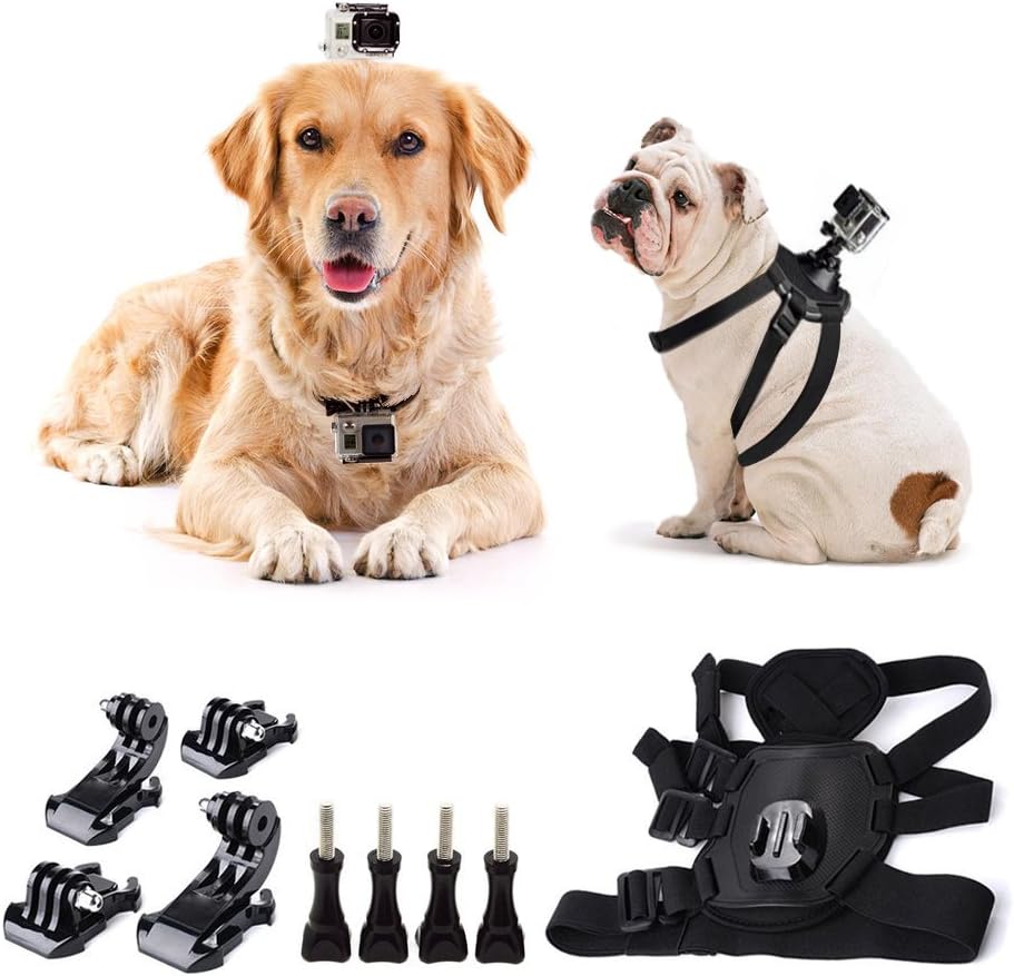 AKASO Accessories Gopro Accessories Head Strap Mount Headstrap Chest Mount for AKASO EK7000 Gopro Hero5 Gopro Session Apeman A70 Apeman Waterproof Action Camera (Gopro Dog Harness)