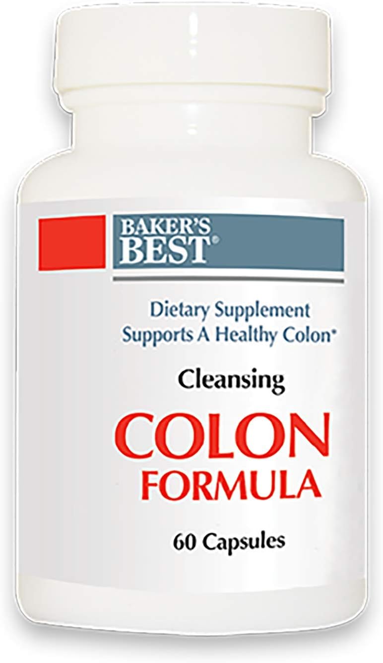 Baker’s Best Colon Formula Colon Cleanse Pills Helps Constipation